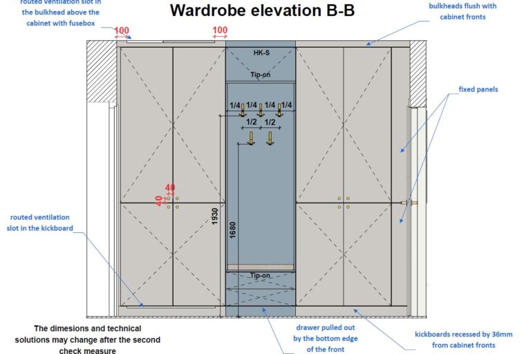 Hallway built-in design